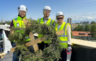 Haaberstisse kerkiv Bonava A-energiaklassi arendus saavutas täiskõrguse