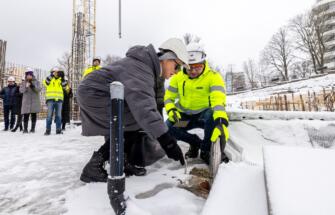 FOTOGALERII: Laferme kompleks Pirita tee ääres sai nurgakivi